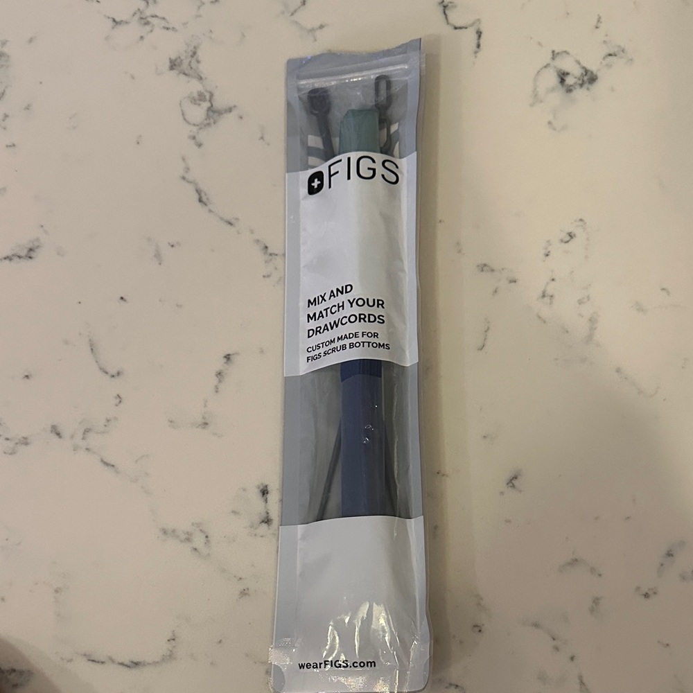 Figs blue & green Scrub Drawcords
